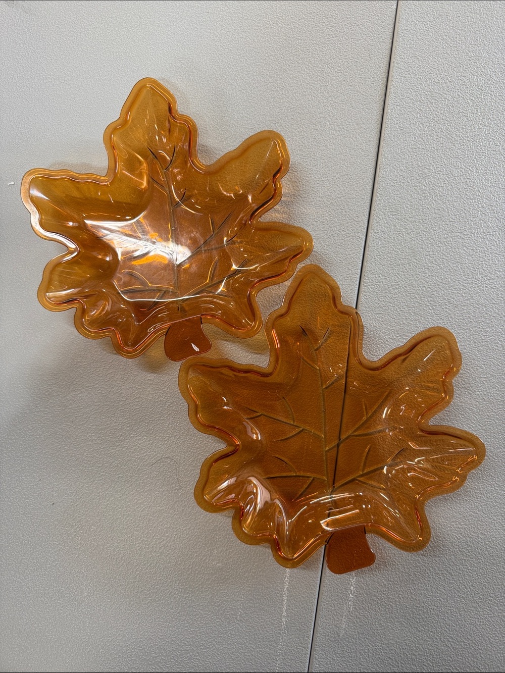 Autumn Orange Leaf Disposable - Brand: